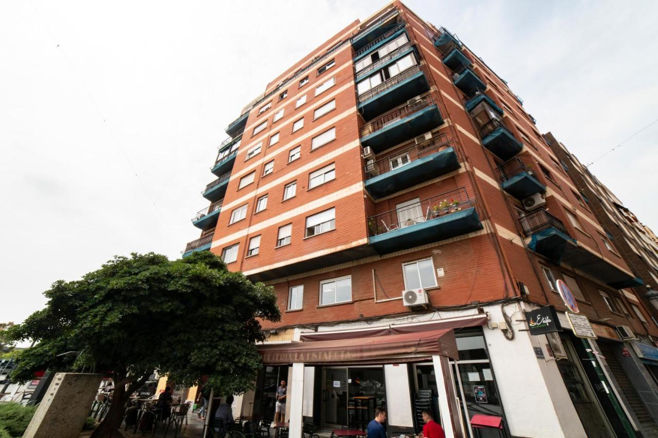 Awesome apartment center Valencia Exterior foto