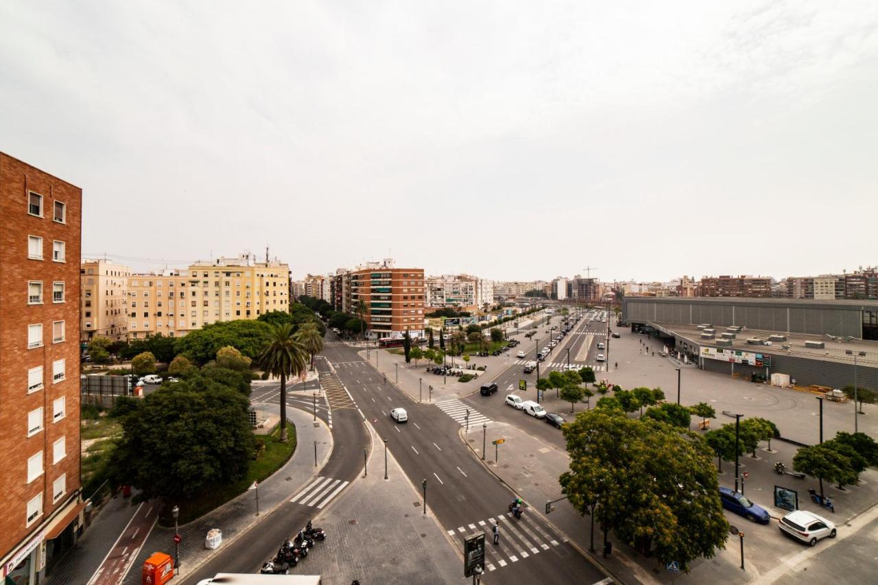 Awesome apartment center Valencia Exterior foto
